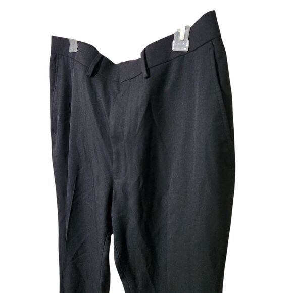 Haggar Dress Pants Size 36x32 Black Flat Front.   NEW - Picture 3 of 11
